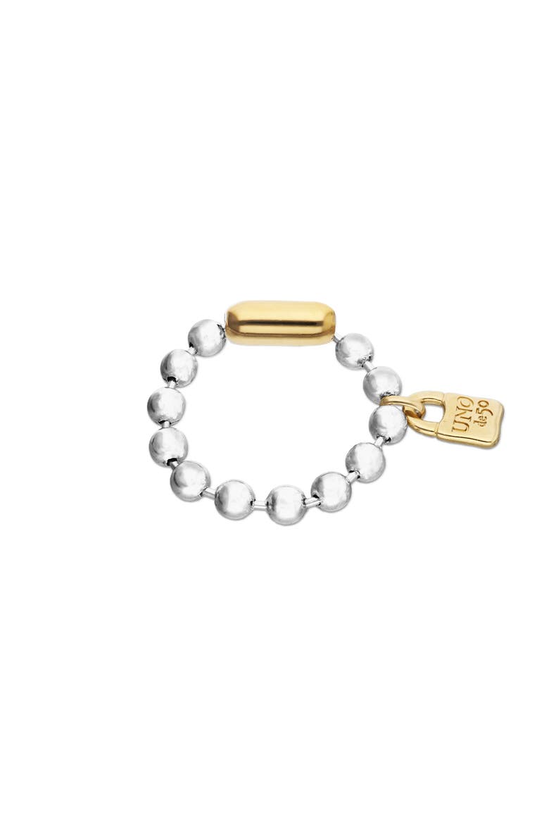 Ball Bracelet Plated in Sterling Silver and 18K Gold, Main, color, Silver