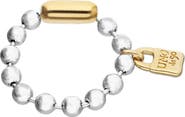 UNODE50 Ball Bracelet Plated in Sterling Silver and 18K Gold
