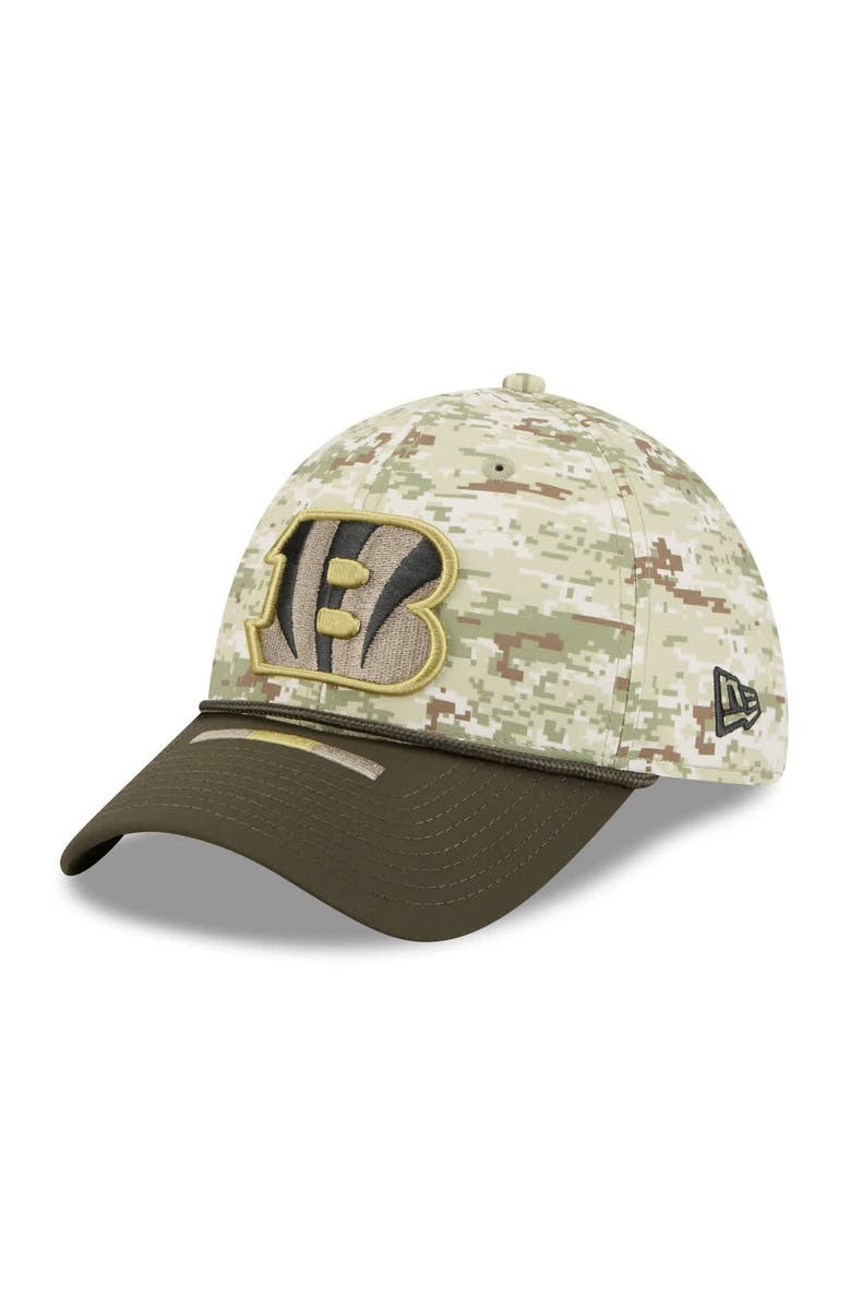 New Era Men's New Era Camo Cincinnati Bengals 2025 Salute to Service 39THIRTY Flex Hat, Alternate, color, Camo