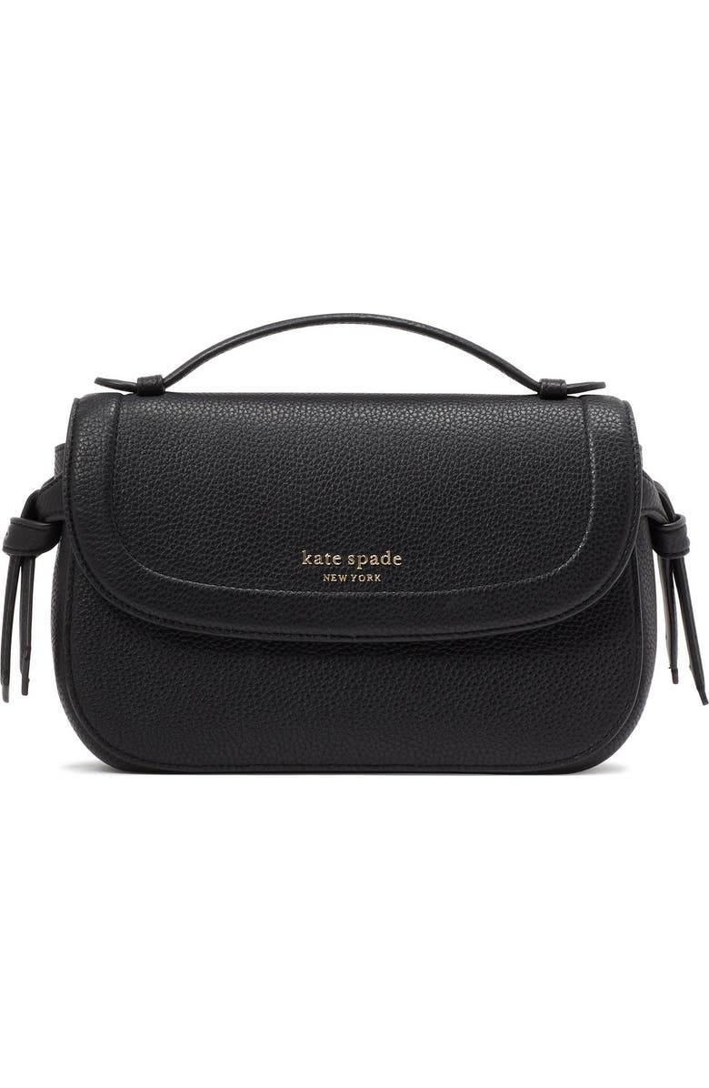 Kate Spade New York knott pebbled leather convertible crossbody bag, Main, color,