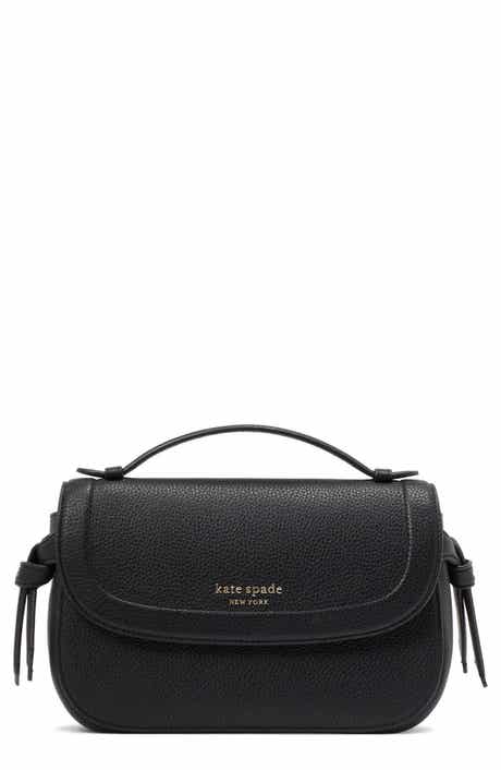 knott pebbled leather convertible crossbody bag