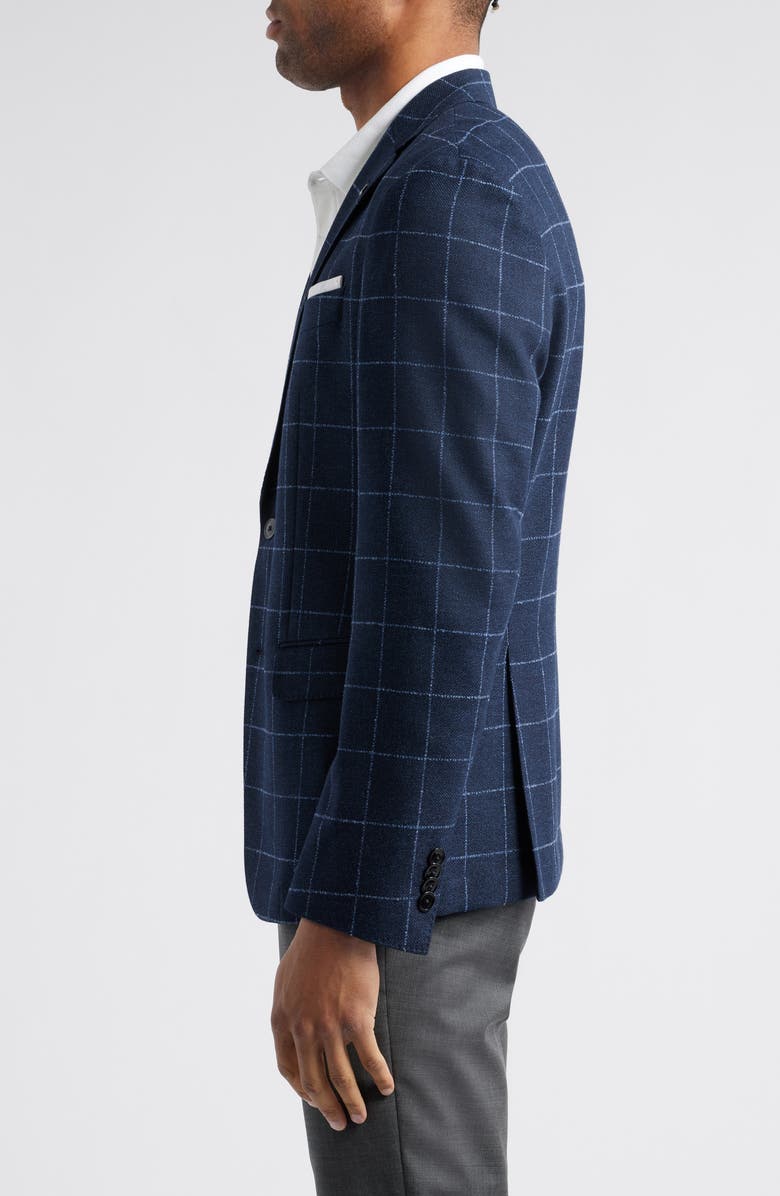 BOSS Hutson Check Virgin Wool Blend Sport Coat, Alternate, color,