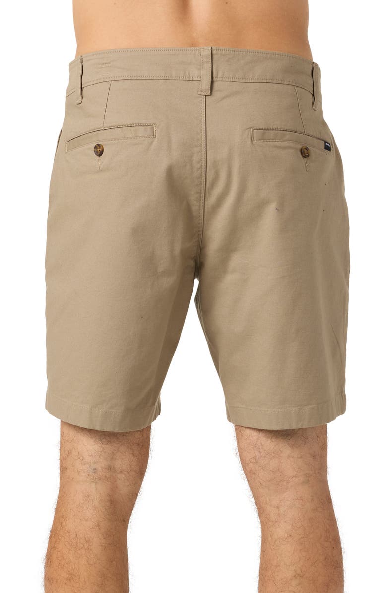 O'Neill Jay Stretch Cotton Shorts, Alternate, color, Khaki