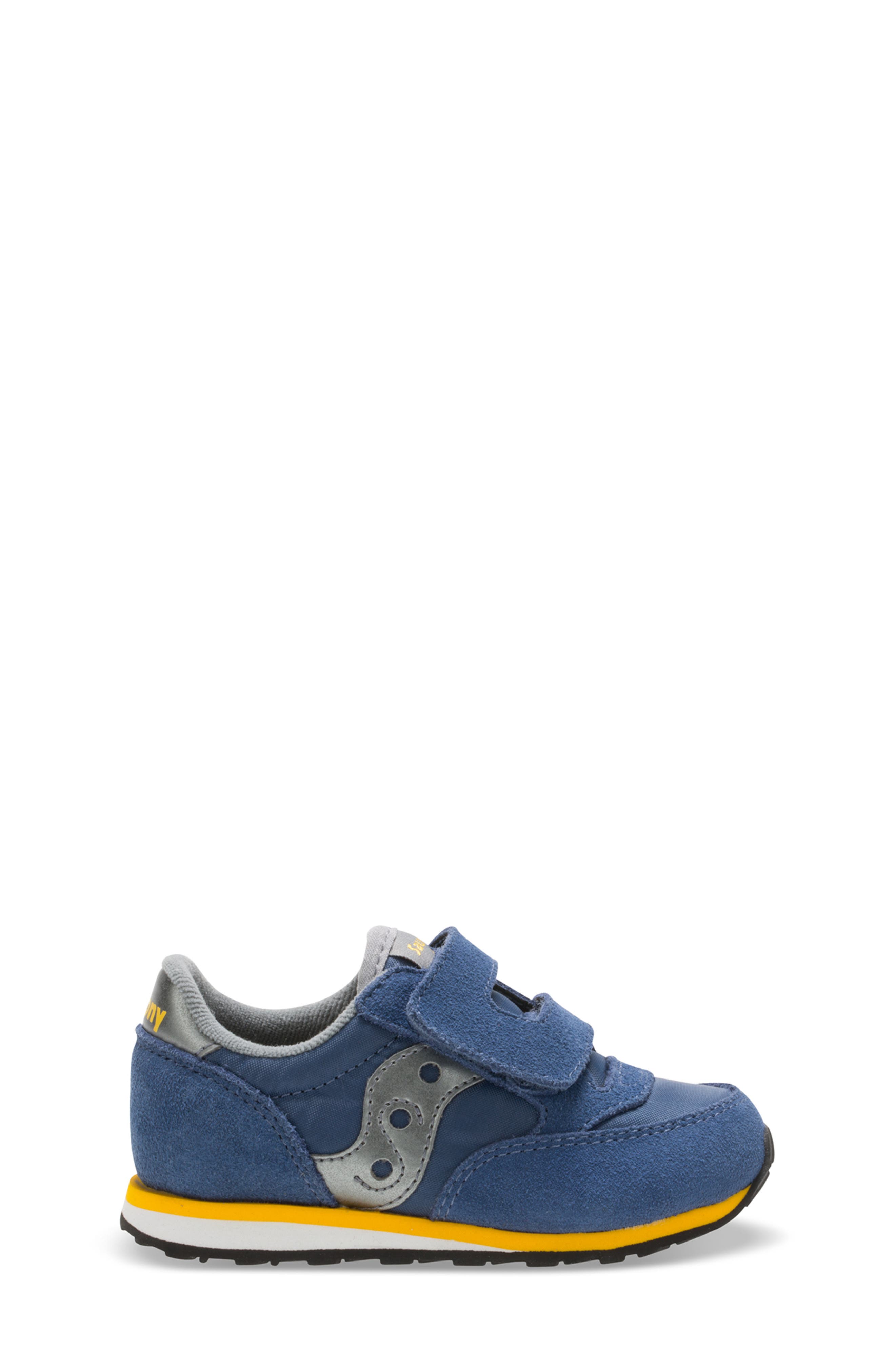Jazz Sneaker, Alternate, color, BLUE/ GREY