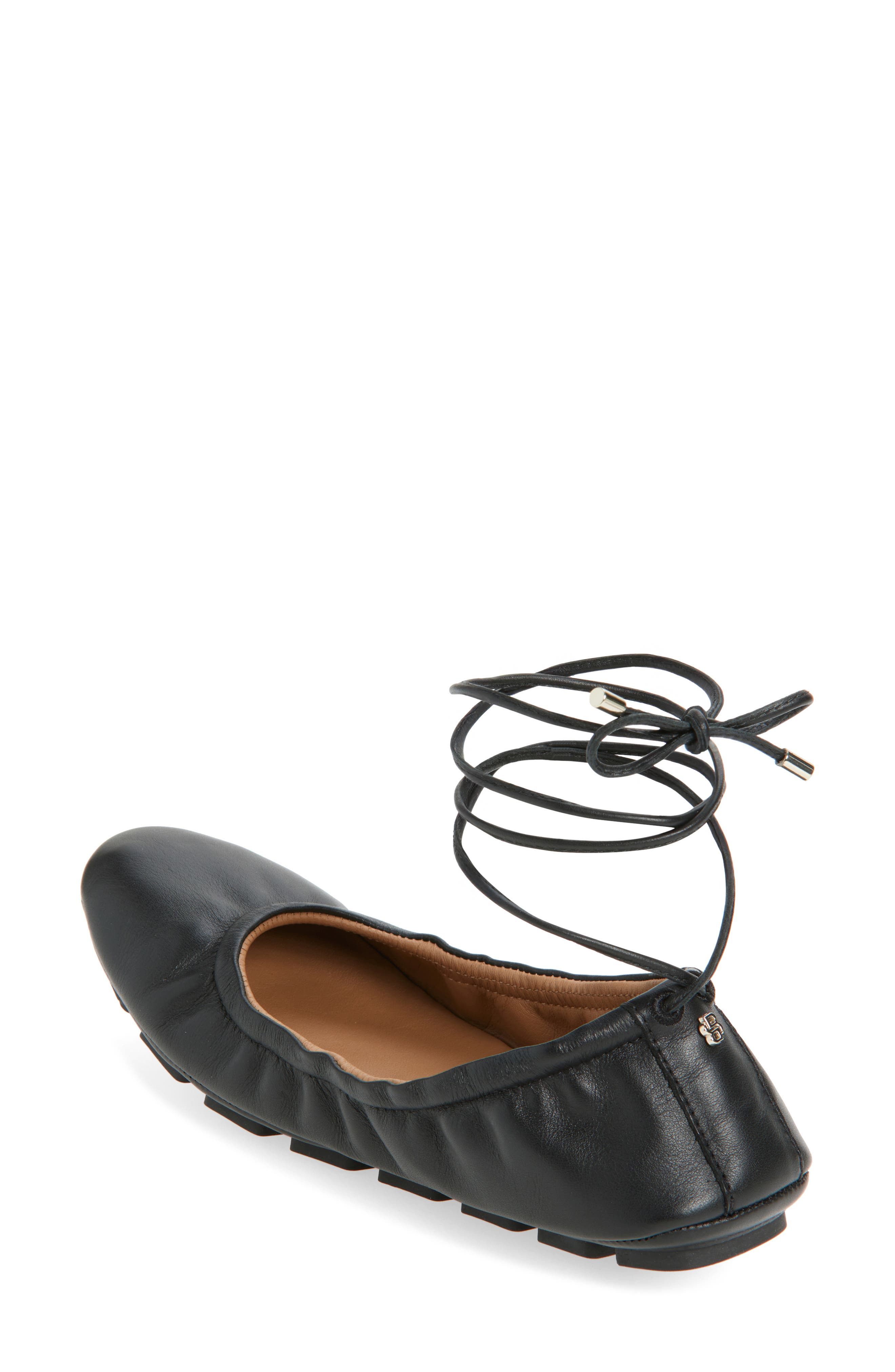 BOSS Roxanne Ballerina Flat, Alternate, color, Black