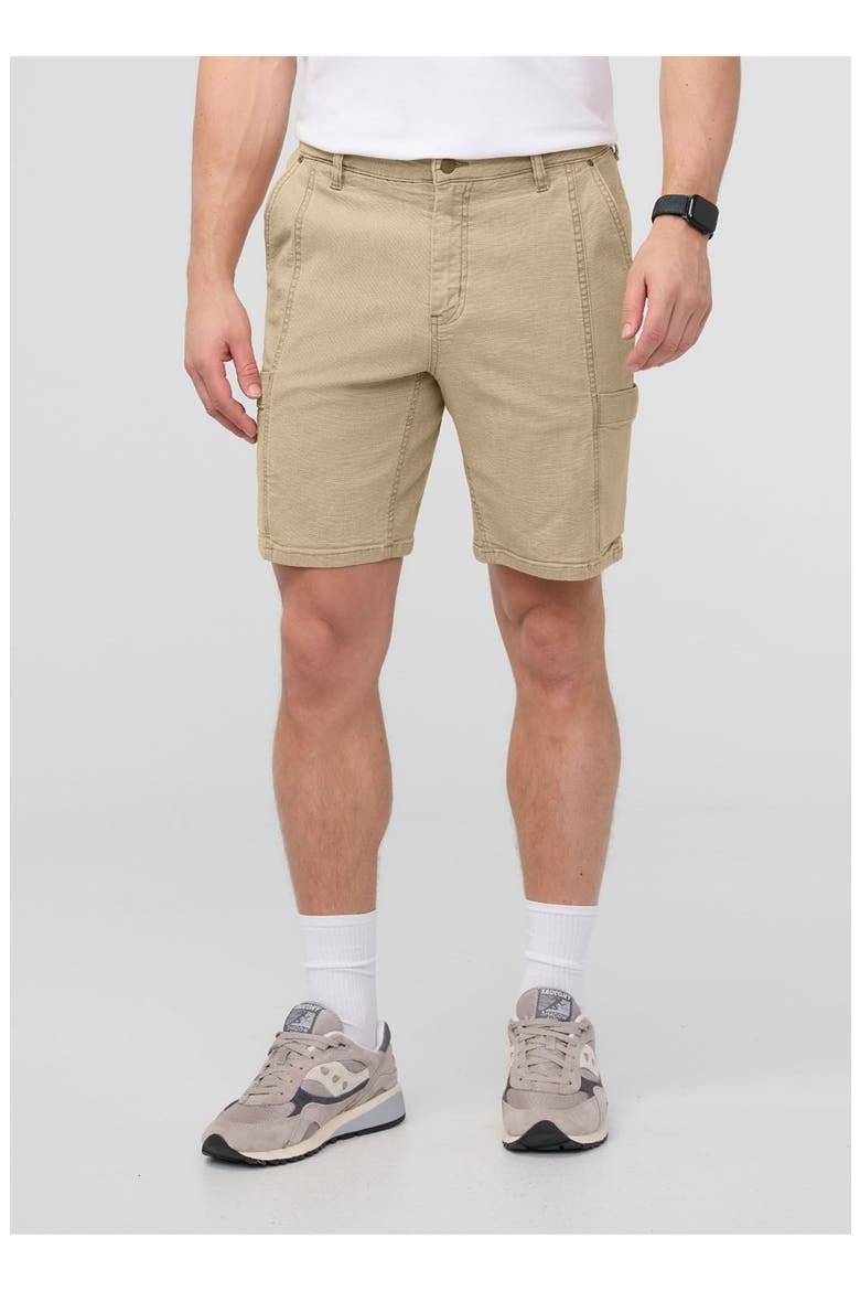 Stretch Canvas Cargo Short, Alternate, color, Tan