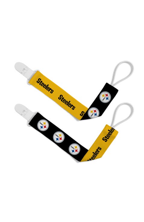 Pittsburgh Steelers Pacifier Clip 2-Pack