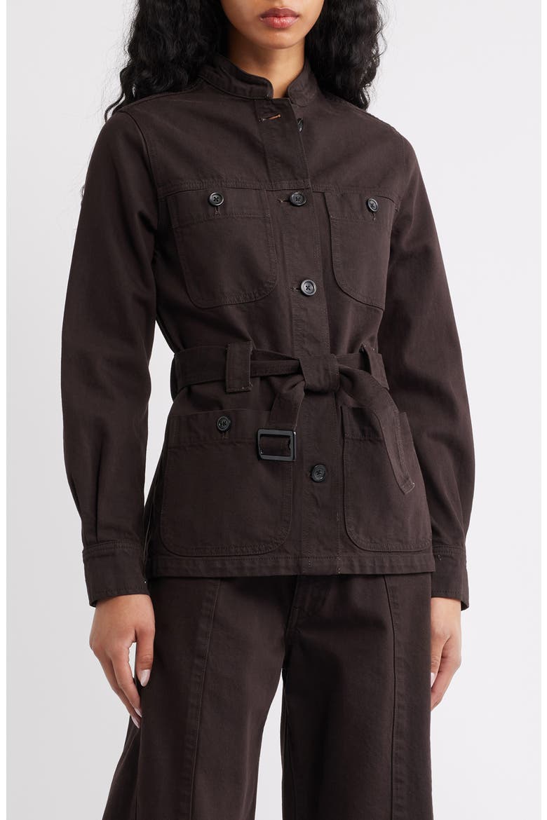 Belted Utility Jacket, Main, color, TOBACCO