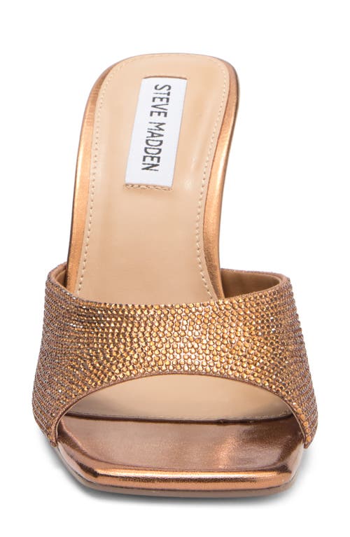 Steve Madden Elsah Slide Sandal In Bronze