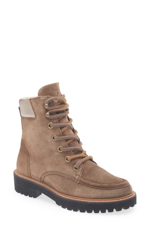Duke Leather Lace-Up Boot (Women)