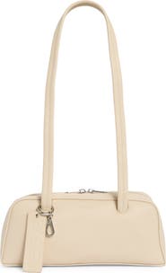 Baggu Small Recycled Leather Bowler Shoulder Bag