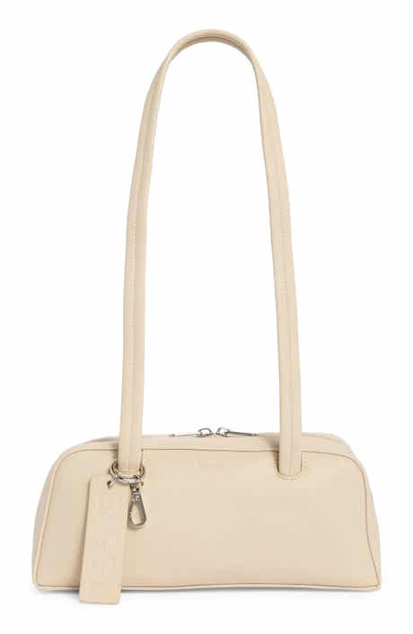 Baggu Small Recycled Leather Bowler Shoulder Bag