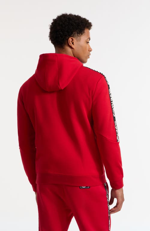 Ecko Unltd . Stacked Up Hoodie In True Red