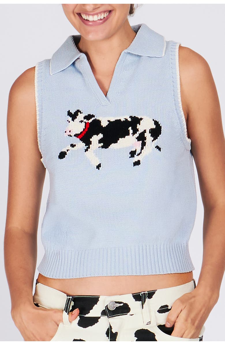 RACHEL ANTONOFF Bessie Polo, Main, color, Pale Blue