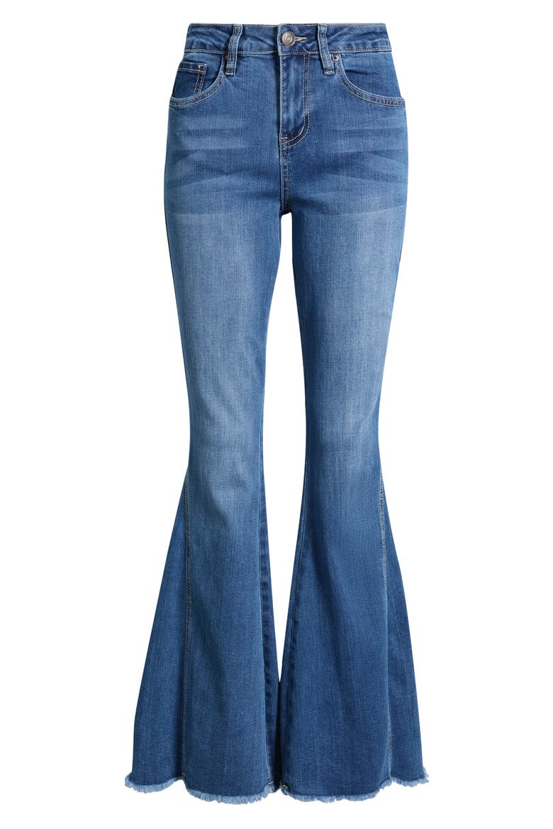 Gigi High Waist Flare Jeans, Alternate, color, M11 - MEDIUM WASH
