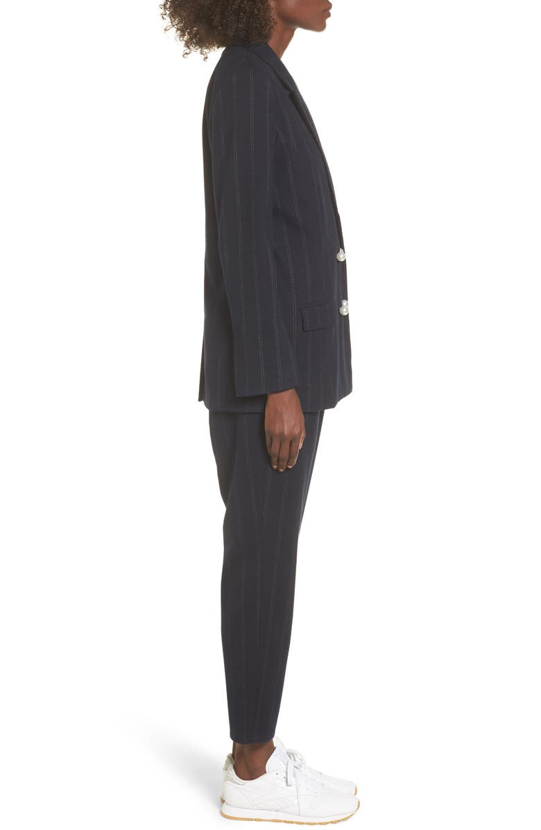 Leith Pinstripe Jacket, Alternate, color,