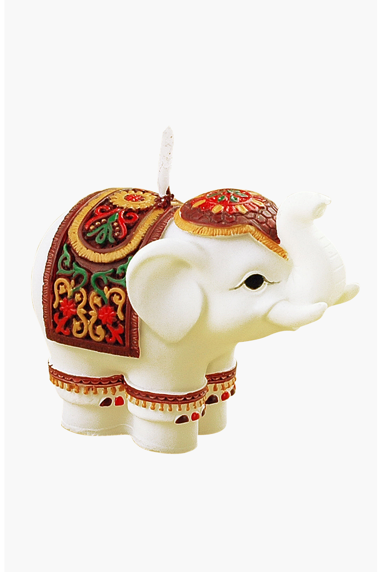 Lucky Elephant Candle, Main, color, Off-white / Cream