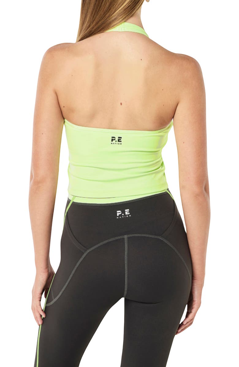 P.E Nation Radar Rib Tank, Alternate, color, Washed Lime