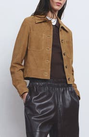 MANGO Suede Jacket