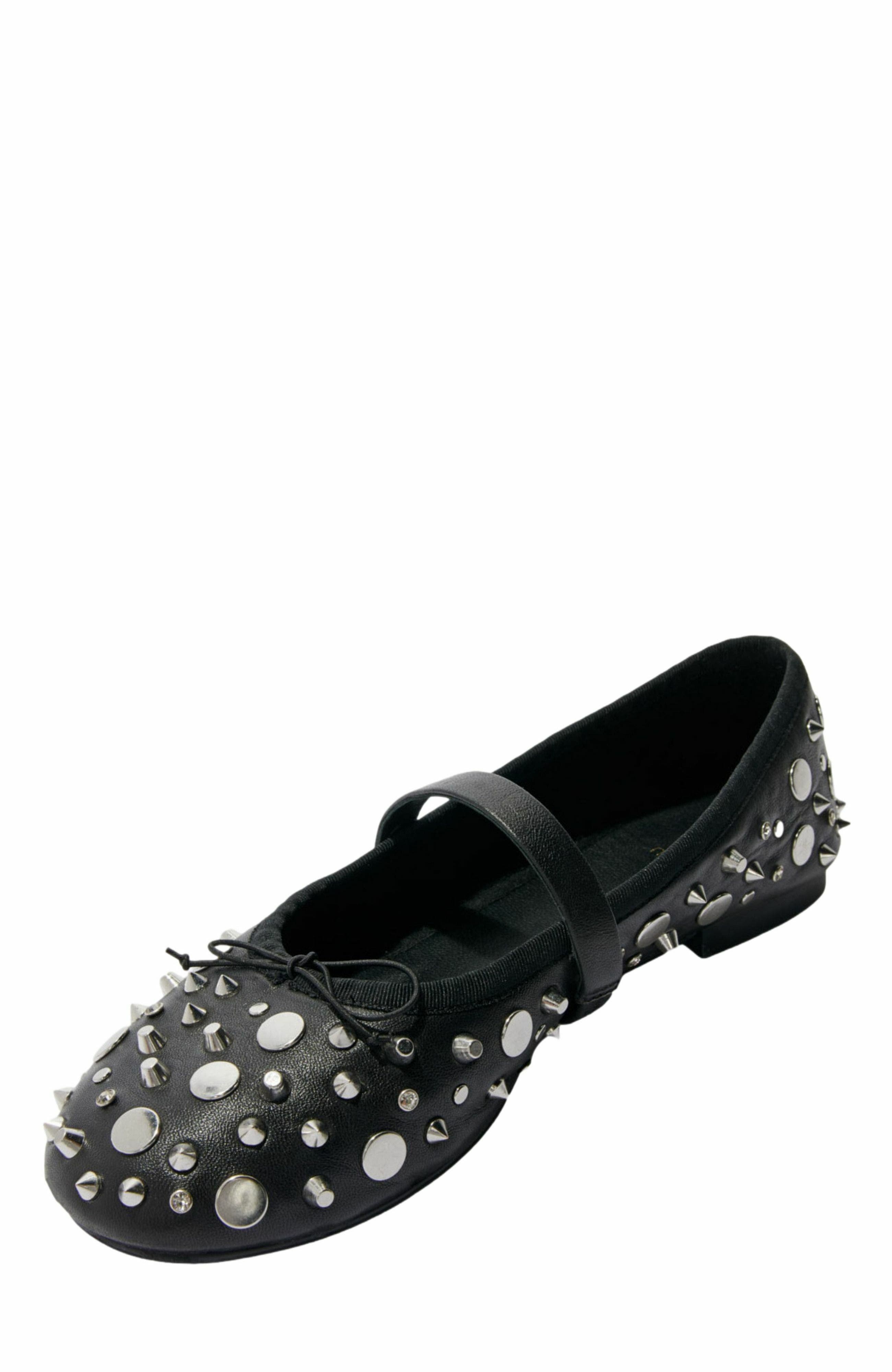 maje Studded ballet flats, Alternate, color, 