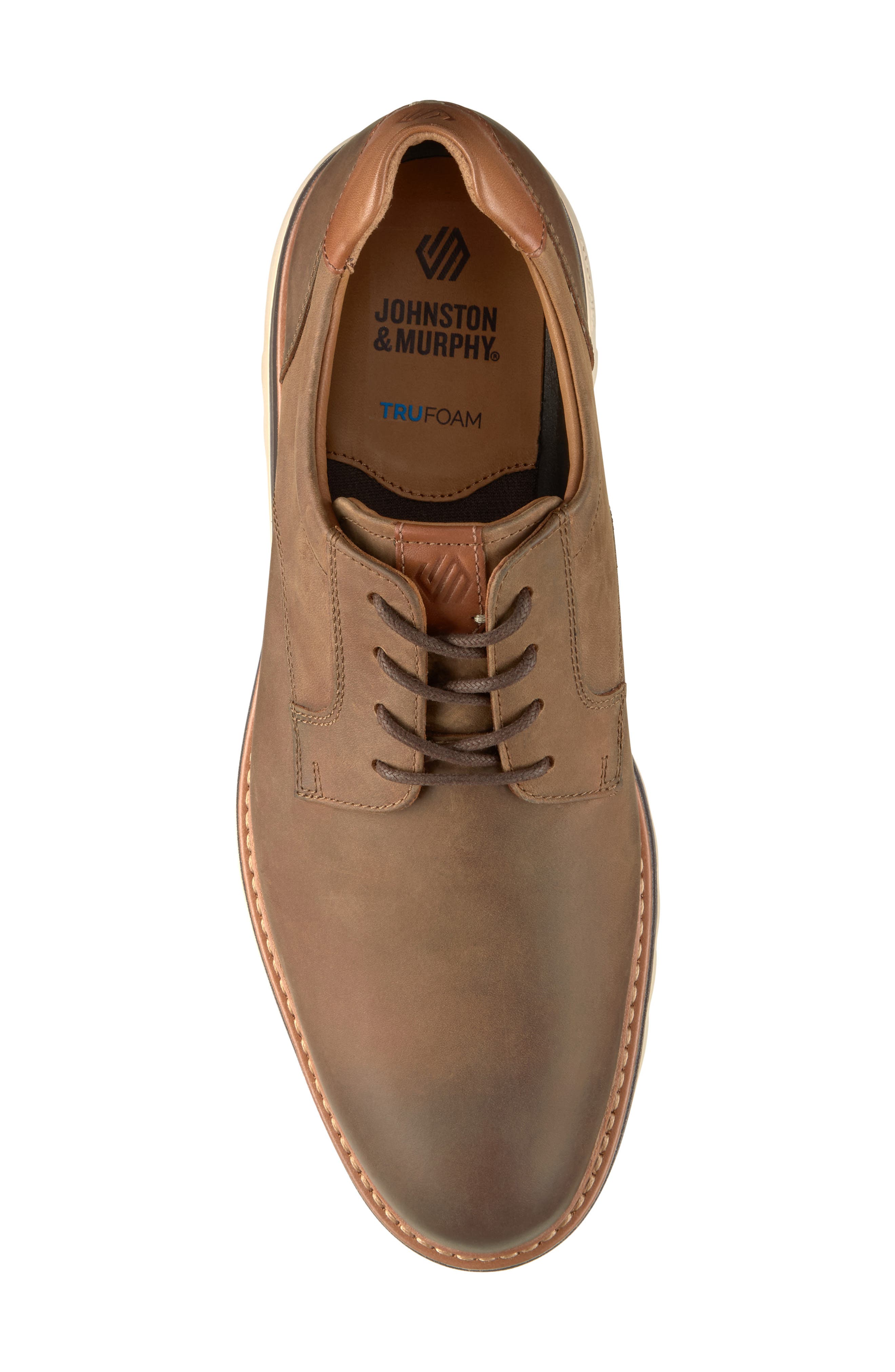Braxton Plain Toe Derby, Alternate, color, BROWN OILED FULL GRAIN