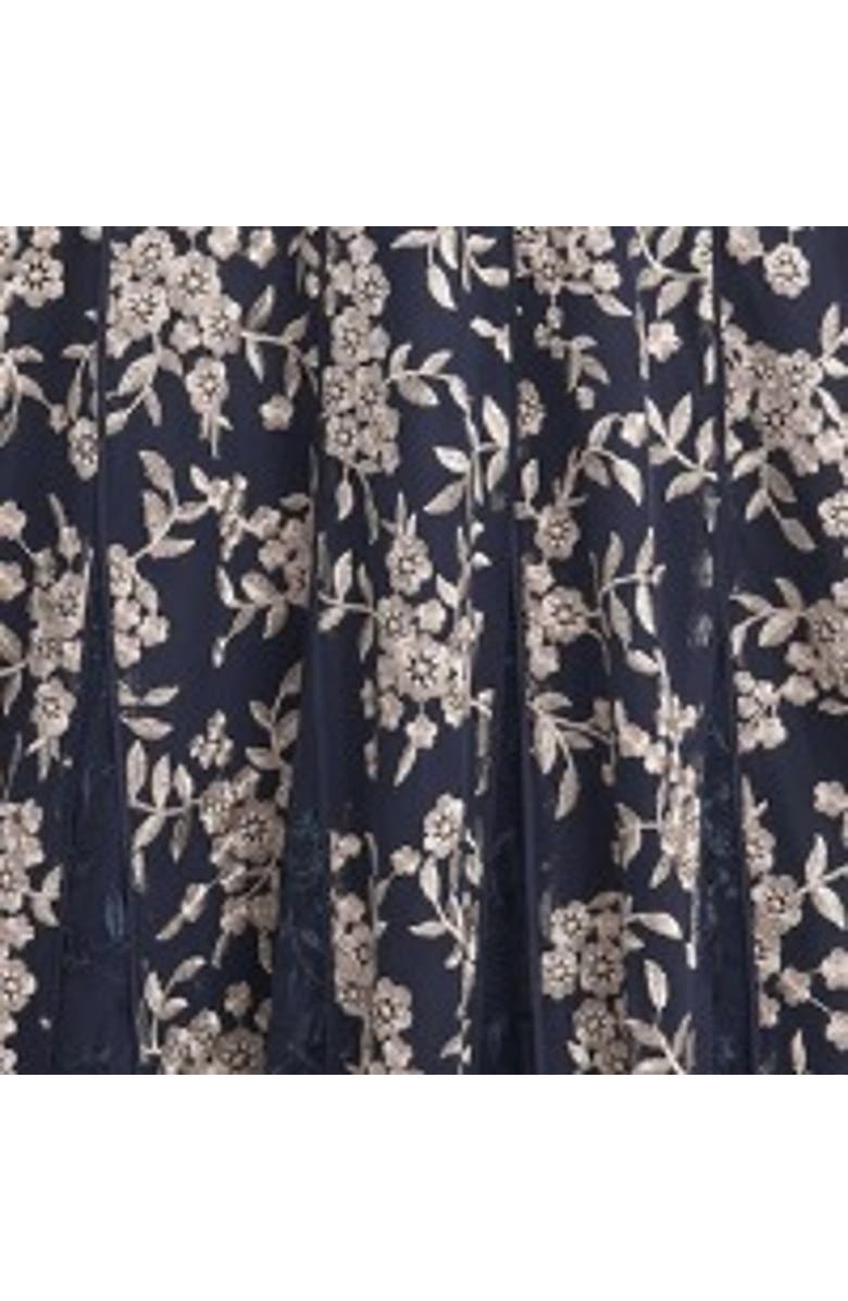 HOBBS LONDON Quin Sleeveless V-Neck Embroidered Dress, Alternate, color, Midnight Blush