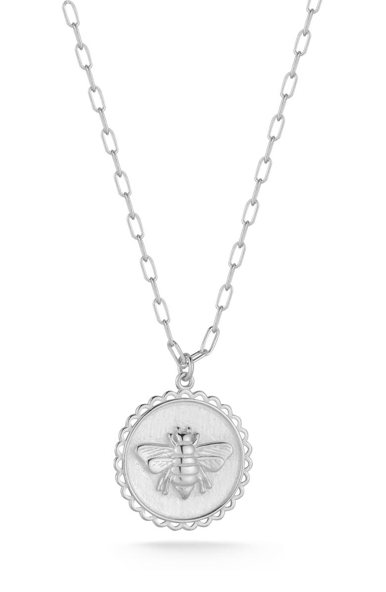 SPHERA MILANO Bee Pendant Necklace, Main, color, 