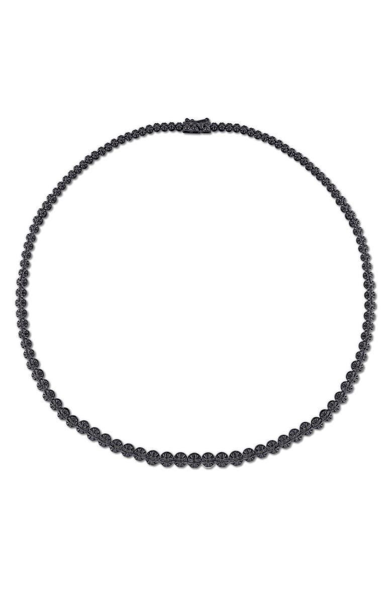 1/2 CTW Black Diamond Tennis Necklace, Alternate, color, Black Diamond