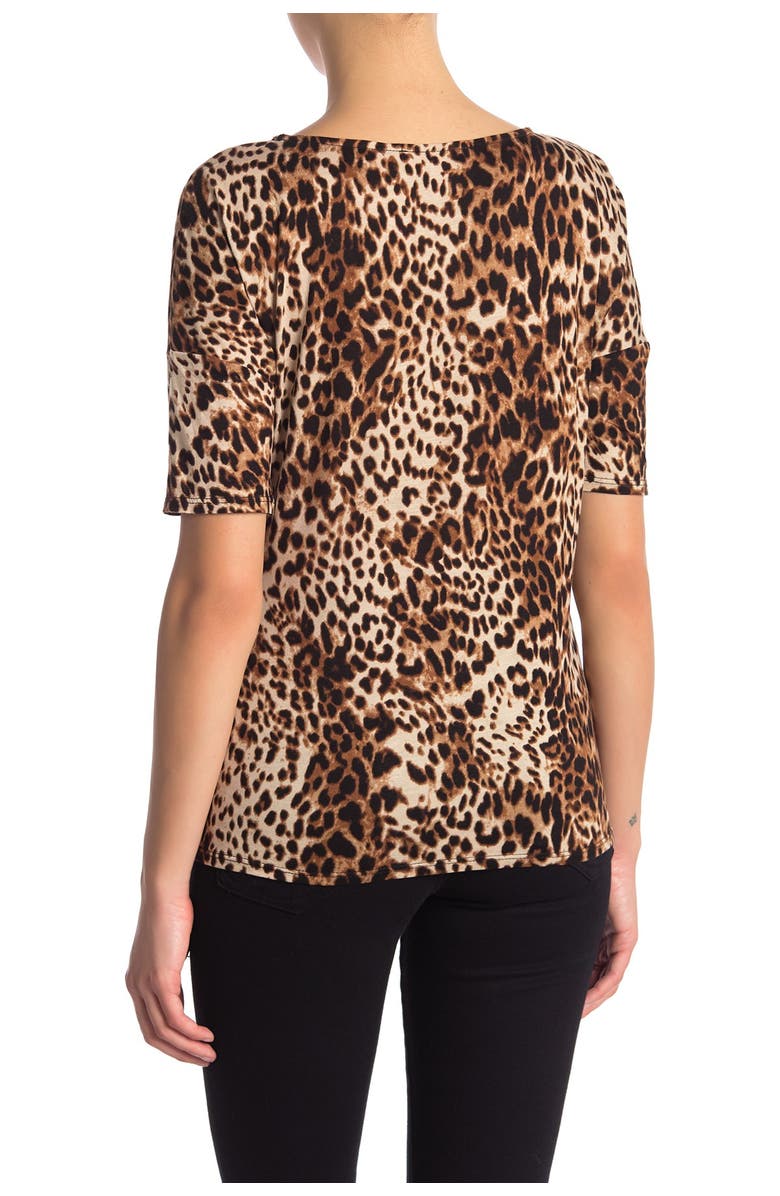 PHILOSOPHY BY RPUBLIC CLOTHING Printed Cap Sleeve Tee, Alternate, color, 