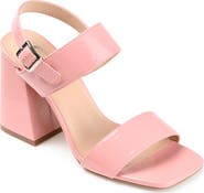 Journee Collection Adras Block Heel Sandal
