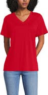 Lands' End Supima Cotton V-Neck T-Shirt