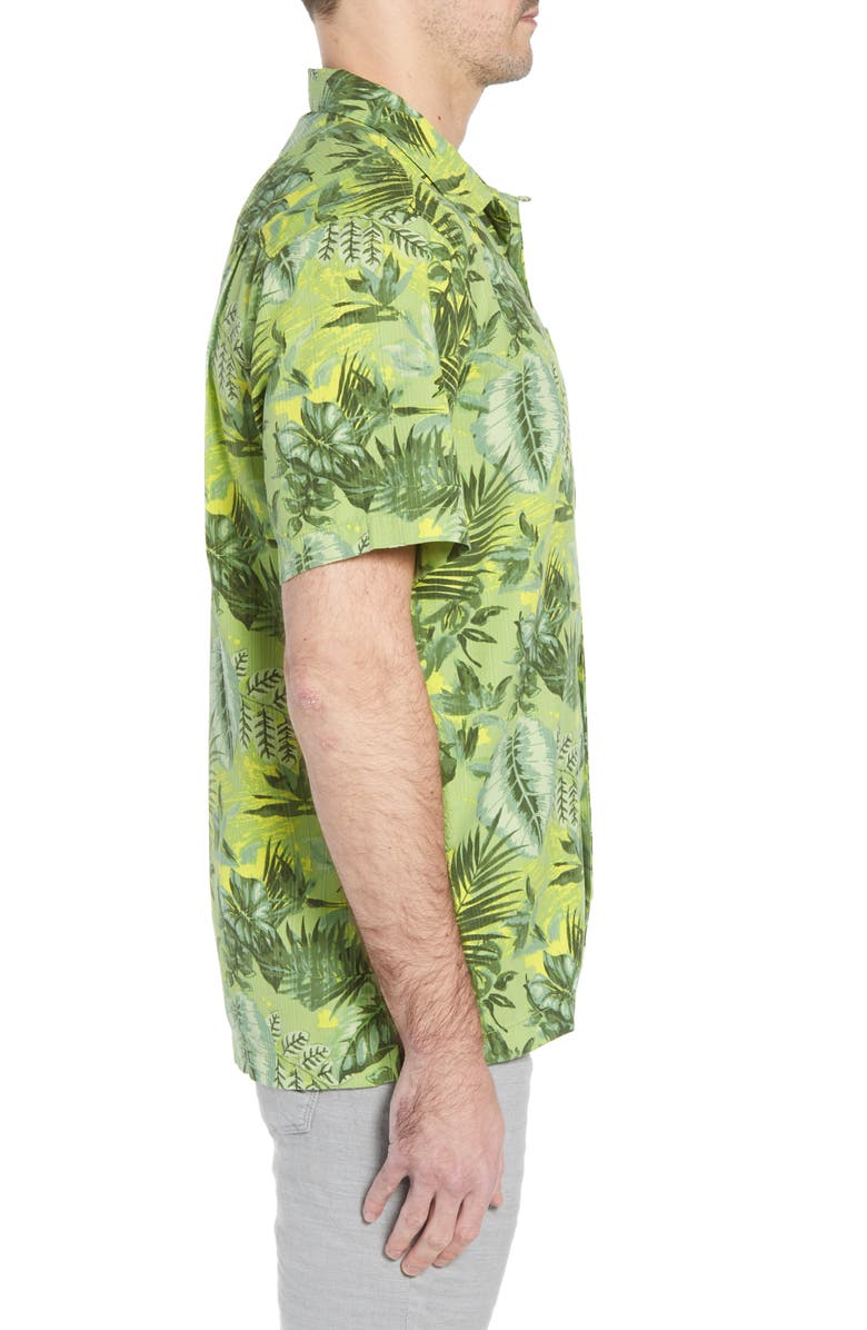 Tommy Bahama Selva Shores Silk Blend Performance Camp Shirt, Alternate, color,