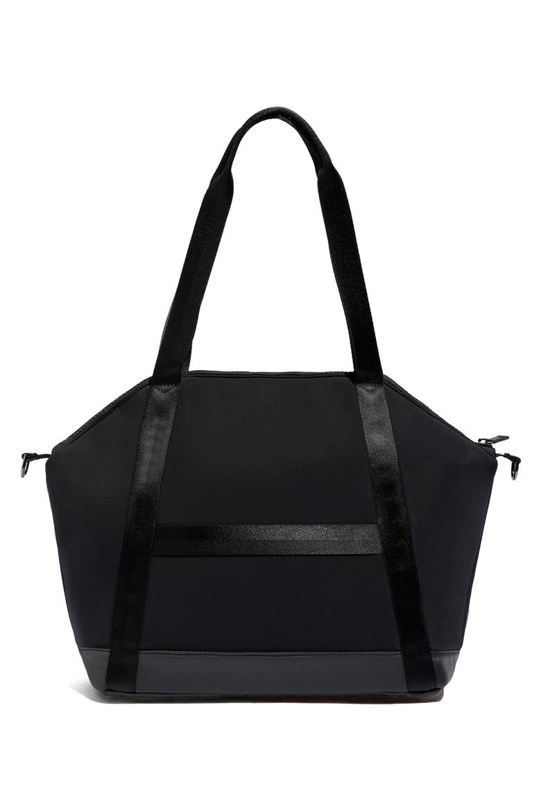 Seoul Neoprene Diaper Bag Tote, Alternate, color, EBONY