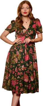 Joe Browns A-Line Button Front Midi Dress