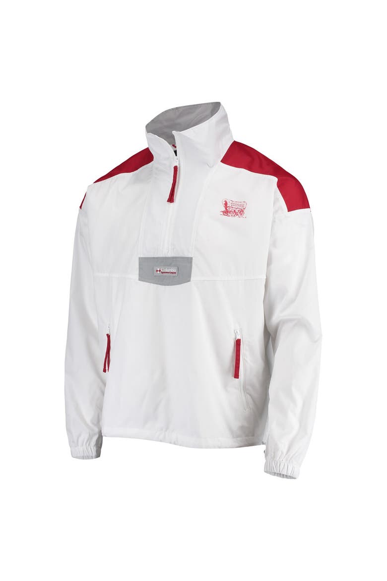 Men's Columbia White Oklahoma Sooners Santa Ana Anorak Quarter-Zip Jacket, Alternate, color, White