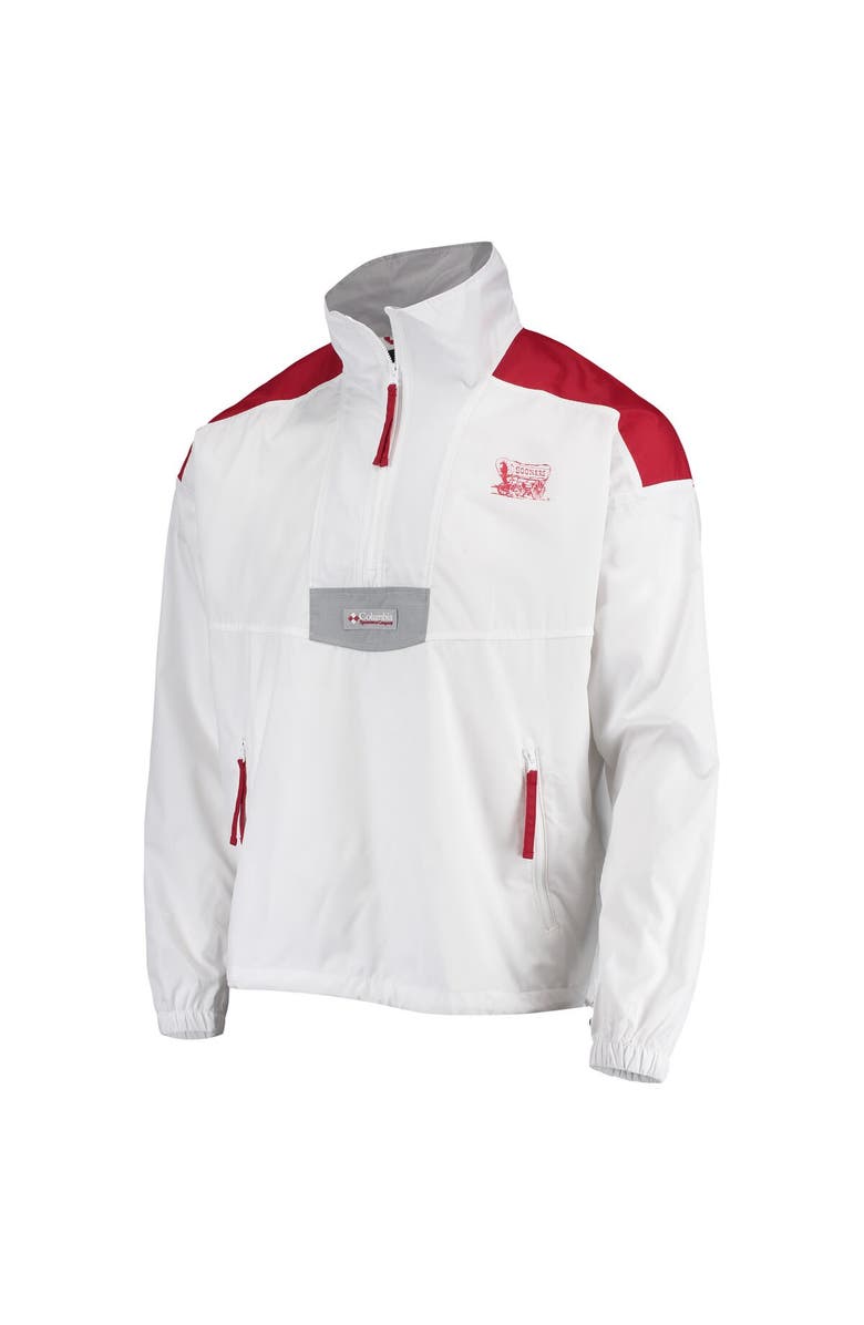 Columbia Men's Columbia White Oklahoma Sooners Santa Ana Anorak Quarter-Zip Jacket, Alternate, color, White