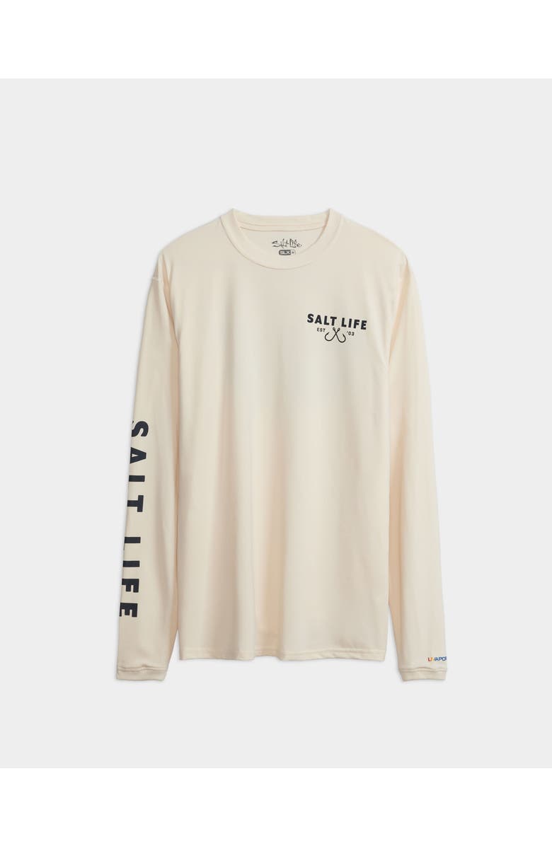 Salt Life Nothin' But Bite Long Sleeve Performance Tee, Main, color, Clkh