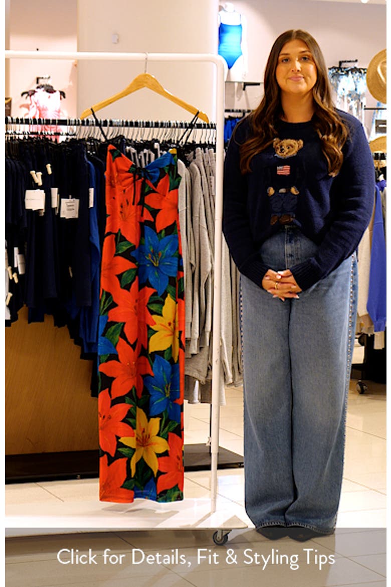 Radiant Floral Body-Con Midi Dress video