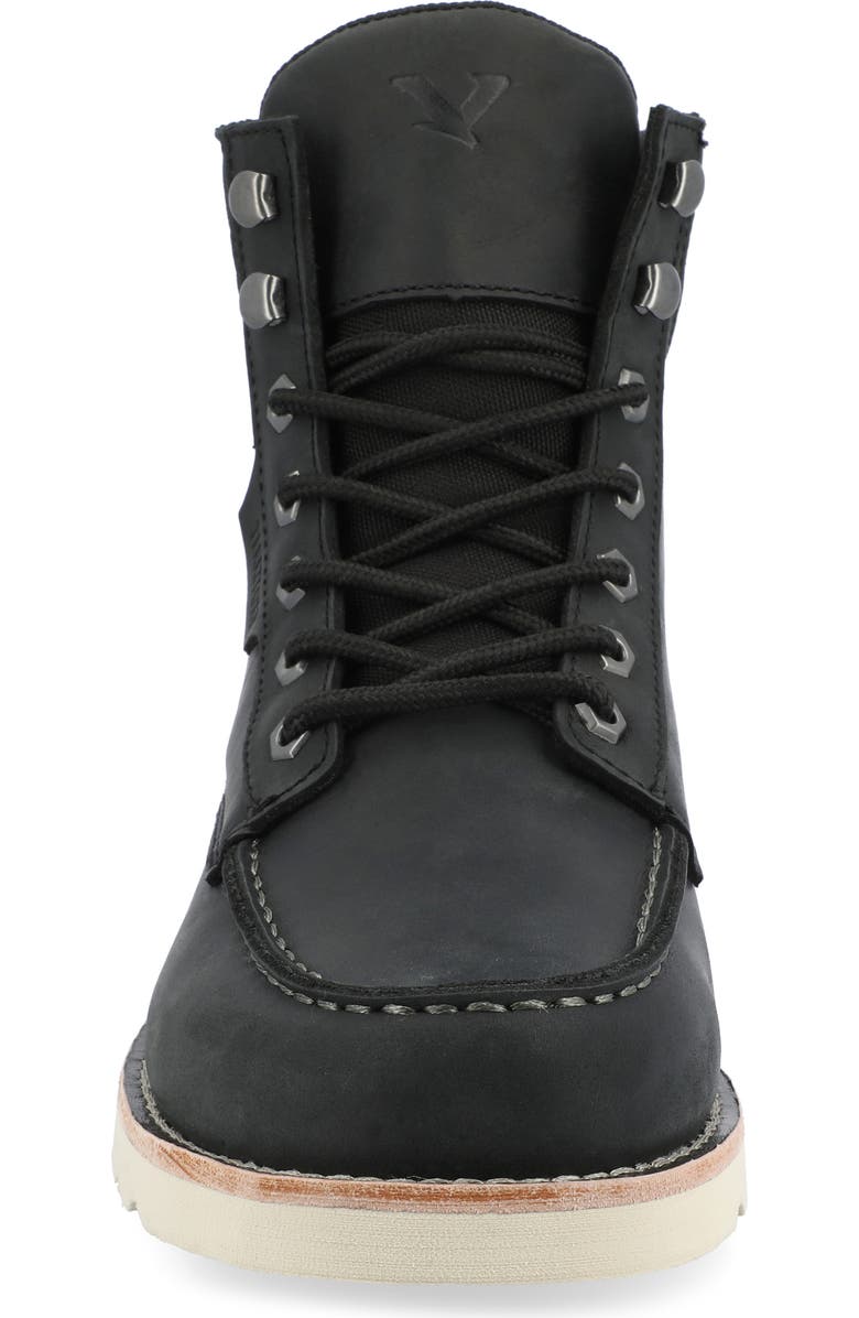 TERRITORY BOOTS Venture Water Resistant Moc Toe Leather Boot, Alternate, color,