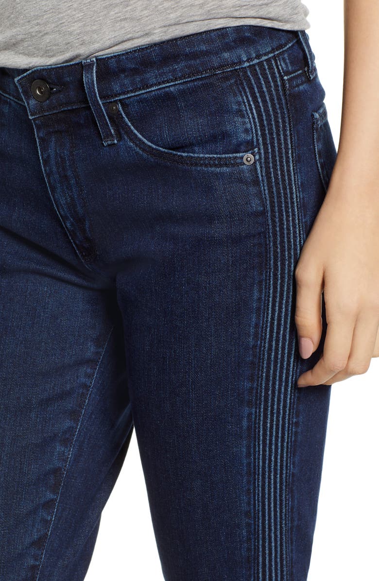 AG The Prima Pintuck Ankle Cigarette Jeans, Alternate, color, 