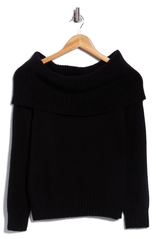 Abound Off The Shoulder Sweater In Black