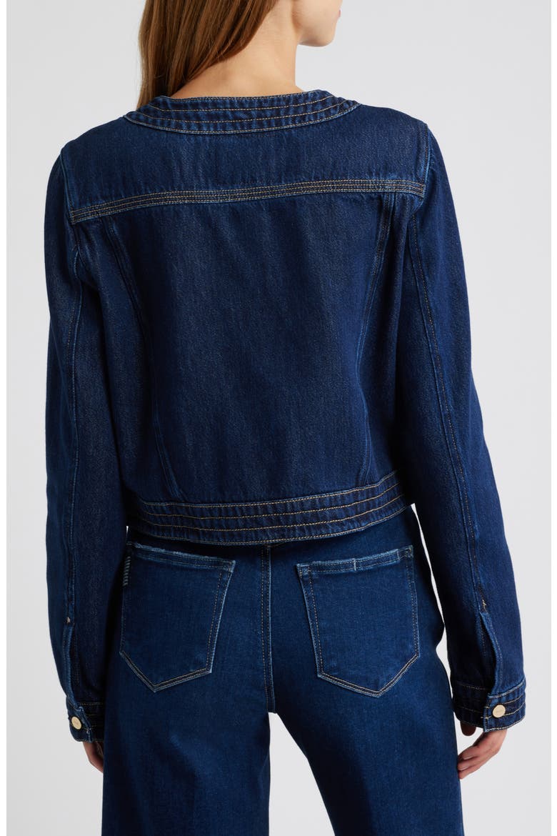 Kiya Denim Jacket, Alternate, color, MICHIRU