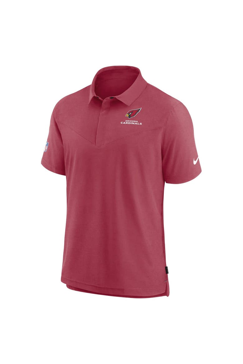 Men's Nike Cardinal Arizona Cardinals Sideline Lockup Performance Polo, Alternate, color, Cardinal