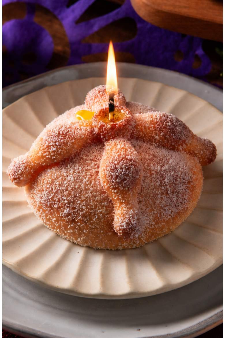 Pan de Muerto Candle, Alternate, color, None