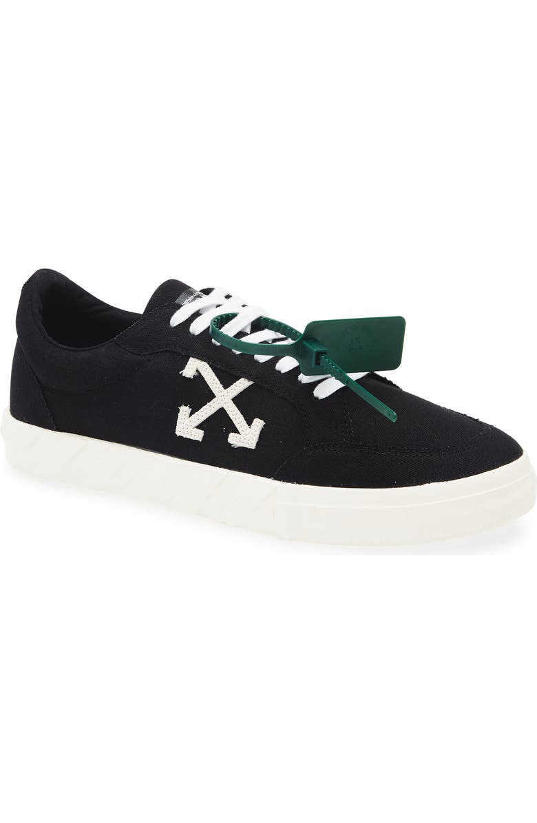 Off-White Low Vulcanized Canvas Sneaker, Main, color,