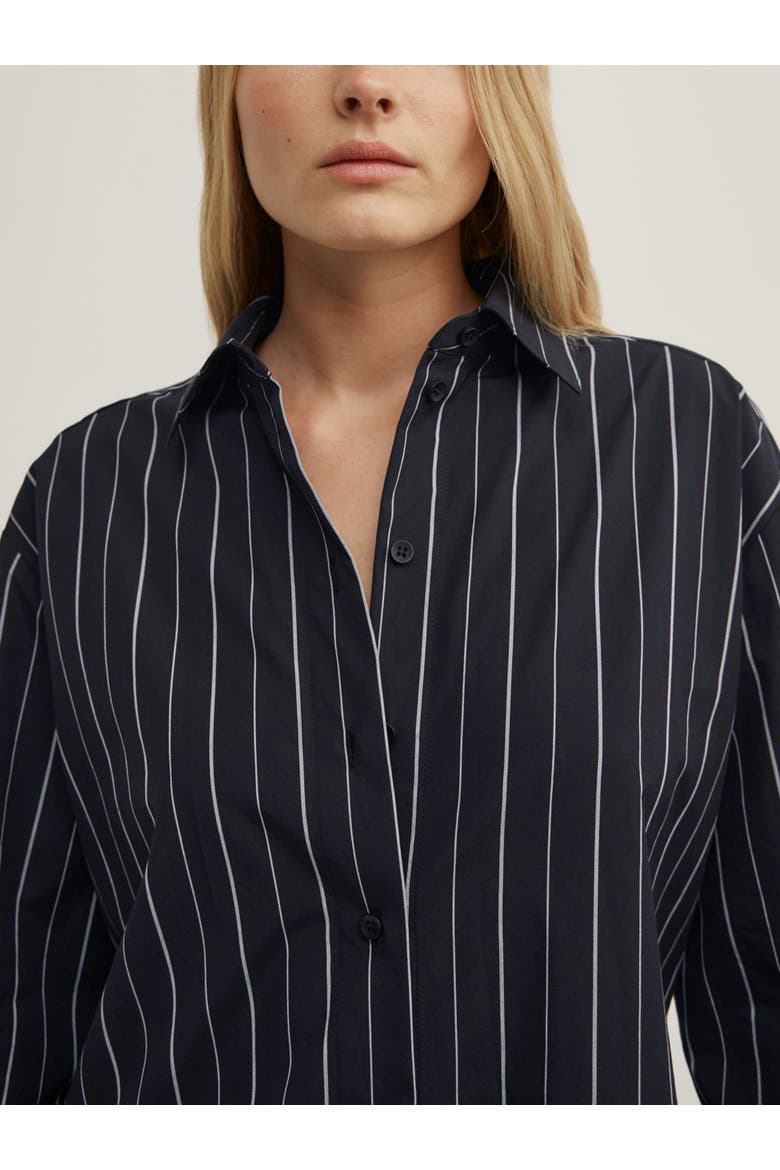 Tie Back Shirt, Alternate, color, Navy Stripe