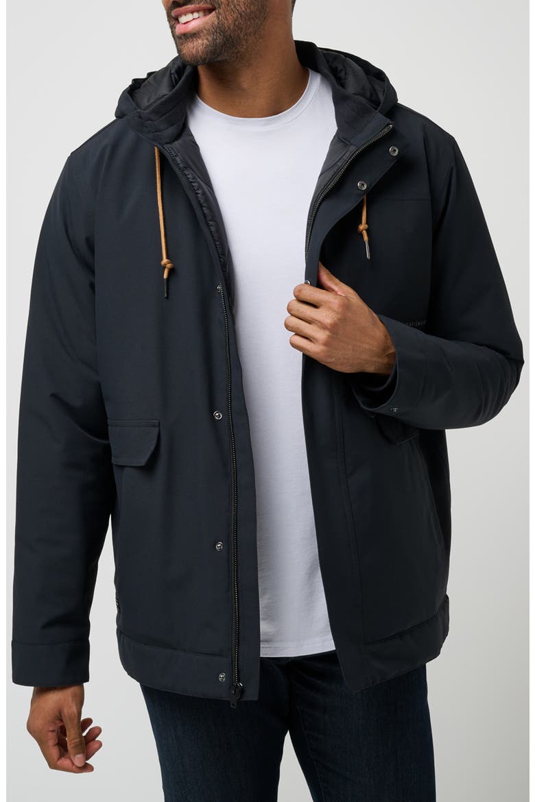 Mountain Pass Waterproof Jacket, Alternate, color, BLACK