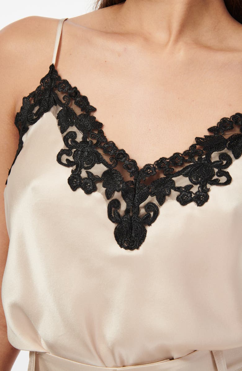 CAMI NYC Andria Lace Trim Camisole, Alternate, color, Cannoli