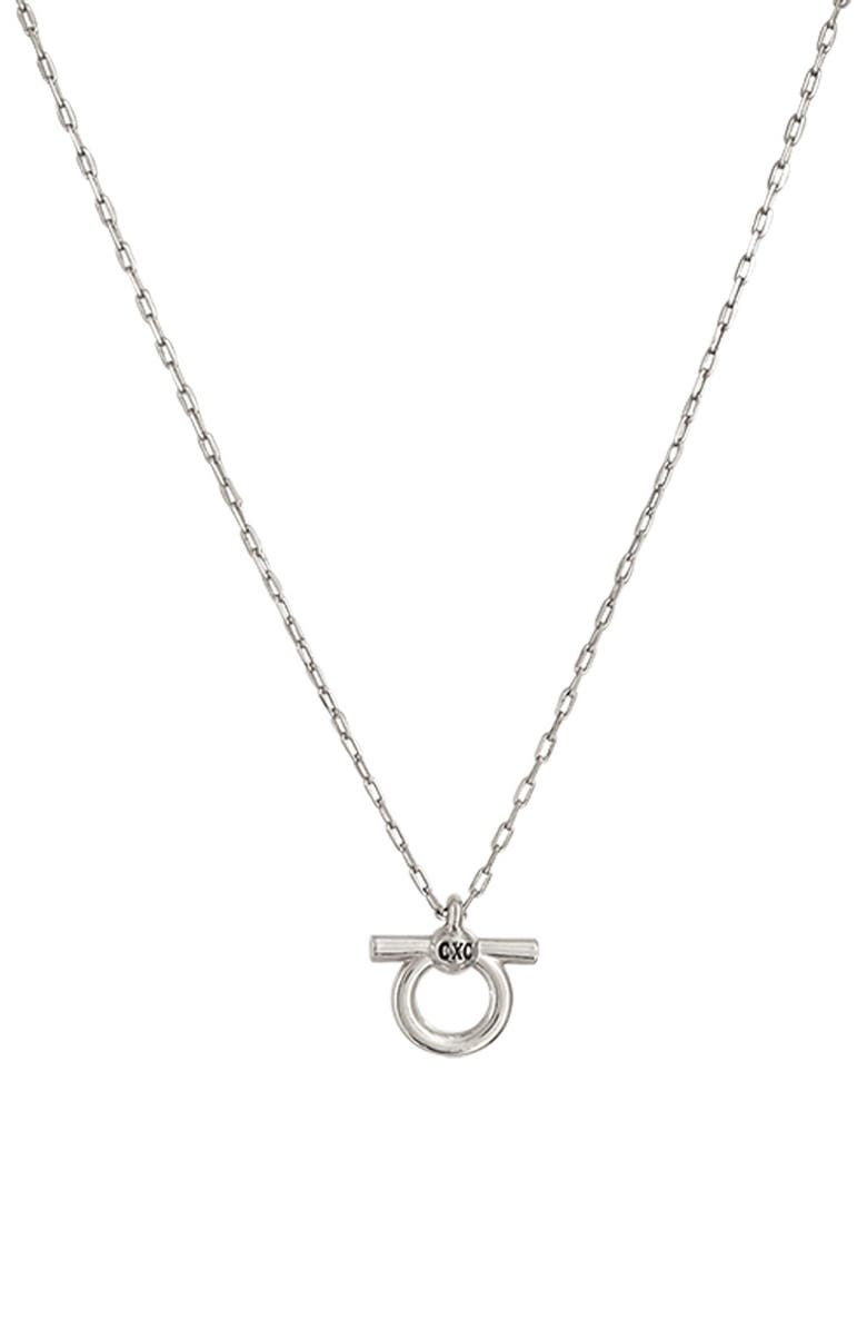 CXC Mini Omega Necklace, Main, color, Silver