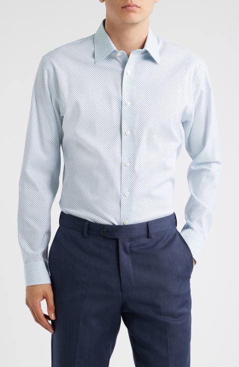 Trim Fit Premium Performance Dress Shirt (Regular, Big & Tall)